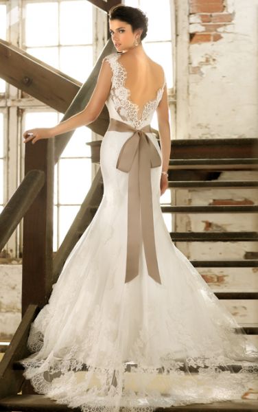 vestidos de noiva modelo Sereia Laço -  VC64