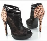 Ankle Boots Importada Leopard 2012 - Frete Grátis