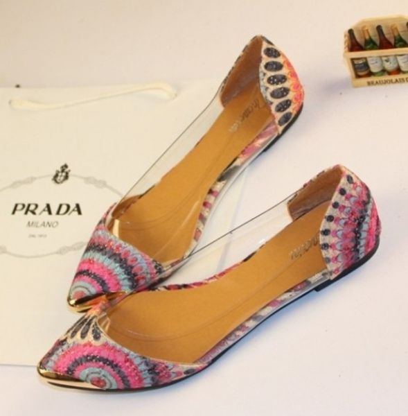 Sapatilha Floral Print Metal _ Reply Prada